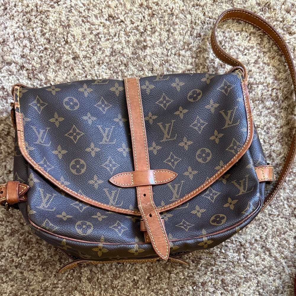 Brown Monogram Crossbody Bag